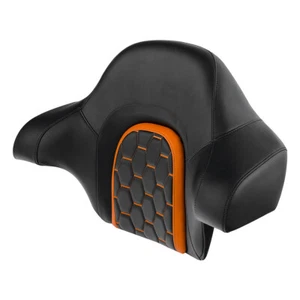 Passenger Backrest Pad Fits For Harley Touring CVO Street Road Glide 2014-2025 - Picture 1 of 3