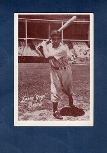 #SH133 YOGI BERRA, Yankees | 1975 Sport Hobbyist 3-1/2"X 5" card with BLANK BACK