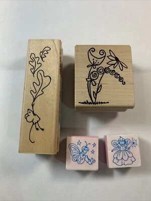 Estampillas de goma estampillas/magenta Max en el viento. Floral y hadas Foto 1 de 4