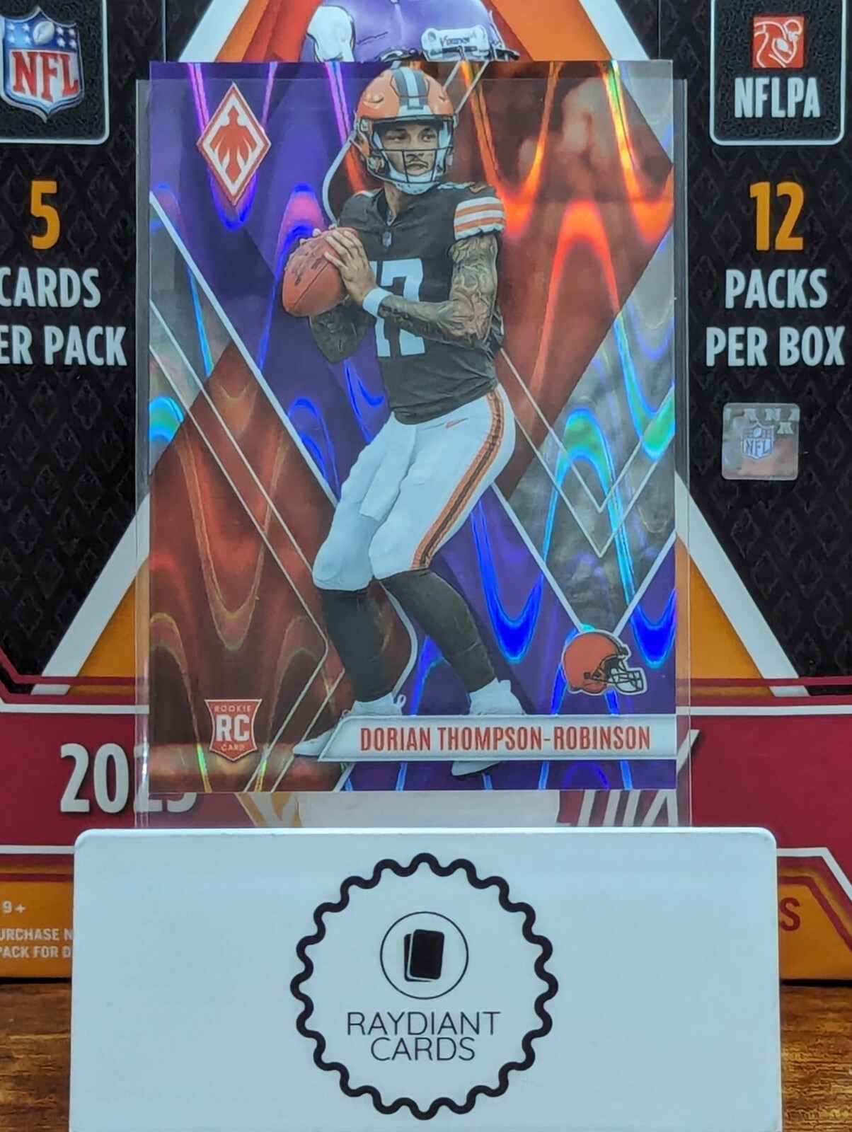 2023 Phoenix DORIAN THOMPSON-ROBINSON #124 Purple Seismic RC 71/125 BROWNS
