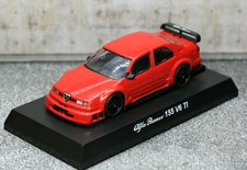 Kyosho 1/64 Alfa Romeo Collection 3 DTM 155 V6 TI 1993 Road Car Red N.Larini's