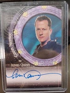 STARGATE SG-1 Autograph Card Auto A26 CORIN NEMEC Jonas Quinn
