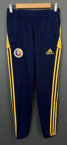 MENS ADIDAS ROMANIA NATIONAL 2010/2012 ROMANA PANTS FOOTBALL SOCCER SIZE S SMALL Cover