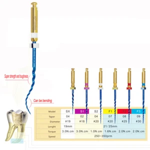 21MM SX-F3 Dental Lab Heat Activated Niti Endodontic Root Canal Files Engine - Picture 1 of 9