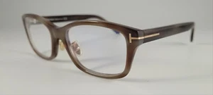 Tom Ford Eyeglasses NEW TF 5724-D-B Color 056 Light Havana Size 56 Men's Square - Picture 1 of 6
