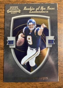 2001 Playoff Contenders Drew Brees San Diego Chargers #ROY 07