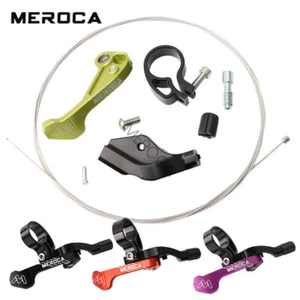 Bike Seatpost Dropper Remote Control Lever Bicycle Seat Post 22.2mm Aluminium - Picture 1 of 12