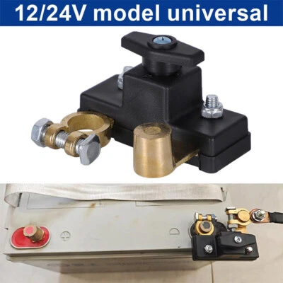 12V-24V Battery Switch Disconnect Isolator Master Power Cut-Off ON/Off ATV Car - Image 1 of 4