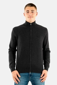 LACOSTE UOMO CARDIGAN LANA art. AH1955 EL6 - colore GRIGIO ANTRACITE - Picture 1 of 3