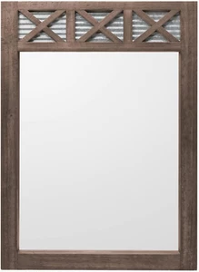 Farmhouse Bathroom Mirror - Rustic, Vanity & Bedroom Mirror - Country Farmhouse - Picture 1 of 7