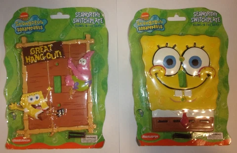 SpongeBob Squarepants/Patrick-Star Fish Switchplate Light Switch Covers 2-Styles Cover