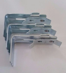 Vertical Blind Wall Mount Brackets with Clips and Built in Valance Holders - Picture 1 of 6