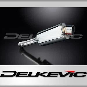 BMW F650 GS 2007-2013 Slip On 9" Oval Stainless Exhaust Muffler Kit - Picture 1 of 5
