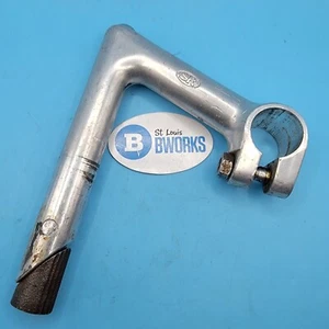 Vintage 1985 SR 1" (22.2mm) Quill Stem 100mm 25.4mm Clamp Silver Alloy l30 - Picture 1 of 7