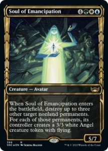 [1x] Soul of Emancipation - Gilded Foil Near Mint, English SNC Extras MTG Magic - Picture 1 of 1