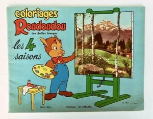 ROUDOUDOU Les belles images album de coloriage 1958 TBE - Picture 1 of 4