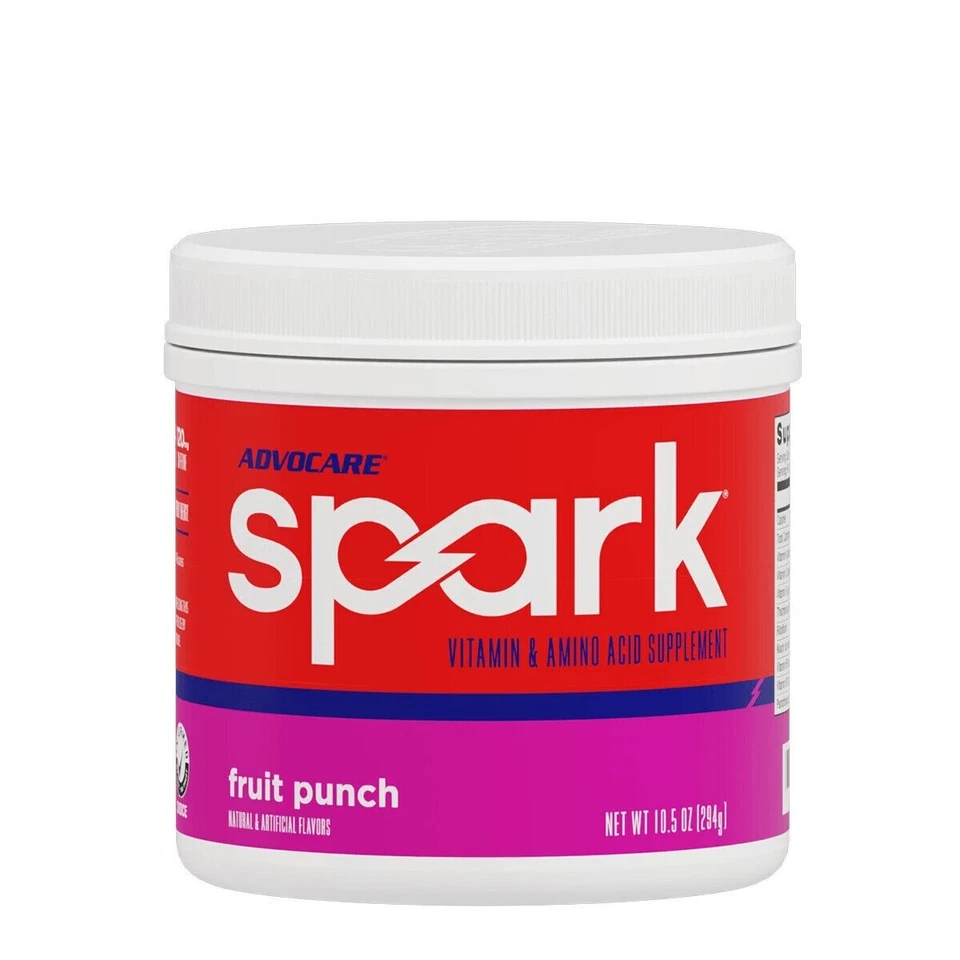 Ponche de frutas AdvoCare Spark Canister - 10,5 OZ nuevo sellado, energía, BB 01/27 Foto 1 de 1