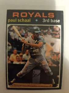 1971 TOPPS PAUL SCHAAL #487 EX/MT COMBINED SHIPPING - Picture 1 of 2