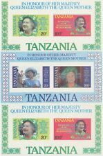 TANZANIA 1986 10th visit of Queen Elizabeth II to the Caribbean MAJOR VARIETIES3
