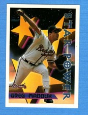 1996 Topps #3 Greg Maddux Star Power Braves