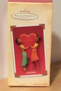 2004 Hallmark Keepsake Ornament afroamerikanische Kunst Patricia Andrews "Schwestern" - Bild 1 von 1