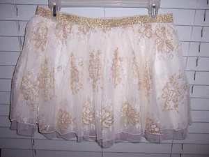 Justice Lace Inlay Skirt Skort Chica talla 20 NWT - Imagen 1 de 5