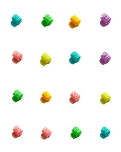 Multicoloured Hair Claw Clips Non Slip Small Mini Hair Clips Pins Grips UK 1CM - Picture 1 of 7