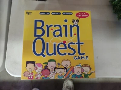 Brain Quest Game Elementary Grade 1-6 Learning Board Game Educational  - Image 1 of 4