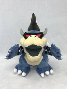 Dark Bowser Bones Super Mario Bros Skeletal Koopa Plush Toy Stuffed Animal 11" - Picture 1 of 2