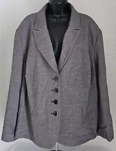 Peter Nygard Womens Blazer Jacket Coat Size 24W 24 Long Sleeve - Picture 1 of 24