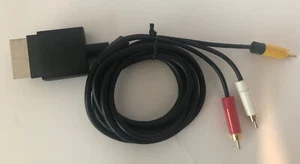 Xbox 360 Genuine Composite AV Cable X821376-001 Original - Picture 1 of 4