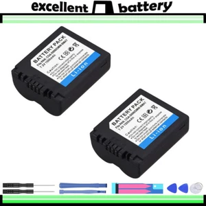 2x CGA-S006 DMW-BMA7 CGR-S006E Battery for Panasonic Lumix DMC-FZ38 FZ18 FZ28 - Foto 1 di 7