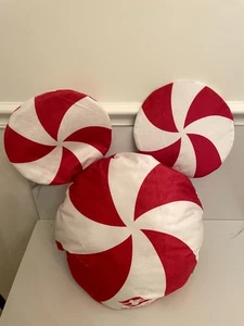 Disney Cruise Line Peppermint Pillow Storage Mickey Mouse - Picture 1 of 3