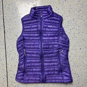 Patagonia Puffer Vest Womens XS Purple Quilted Winter Sleeveless Warm - Picture 1 of 6