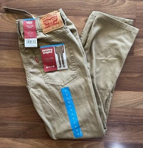 New $48 LEVI'S Boys Pull-on Stretch Pants  - Size: 12 - Picture 1 of 6