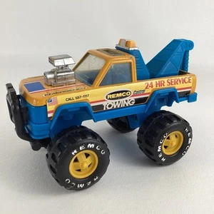 Remco Castrol Tow Truck Diecast Steel Emergency Vehicle Vintage 1985 80s Toy - Picture 1 of 7
