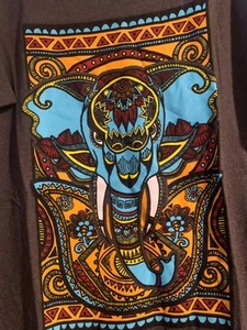 LOST GODS Bhangra Elephant Tee Carbon Uomo Taglia L, XXL - Foto 1 di 6