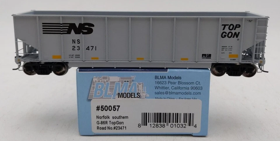 BLMA Models 50057 HO Scale Norfolk Southern G-86R TopGon Gondola #23471 LN/Box - Image 1 of 1