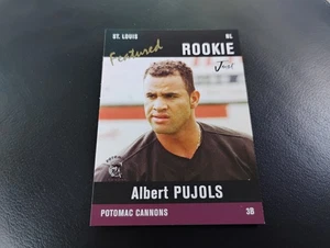Rare Albert Pujols 2004 Just Minors Black Parallel Potomac Cannons RC Insert AP4 - Picture 1 of 2