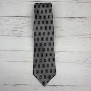 Corbata vintage Hill & Archer 100 % seda para hombre negocios dinero antiguo boda elegante - Imagen 1 de 5