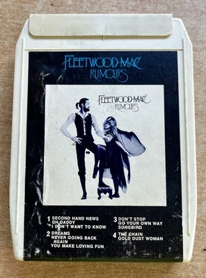 FLEETWOOD MAC RUMOURS RARE UK 8-TRACK CARTRIDGE 1977 CASSETTE WARNER/stereo - Image 1 of 4