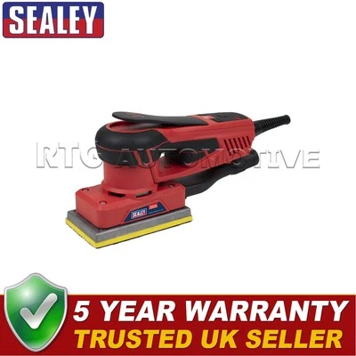 Sealey Variable Speed Brushless Dual Action Sander 80 x 133mm 350W DAS151PS - Image 1 of 4