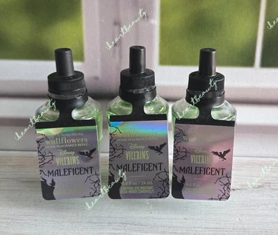 bath and body works disney villains maleficent wallflowers fragrance refill x3 - Image 1 of 2