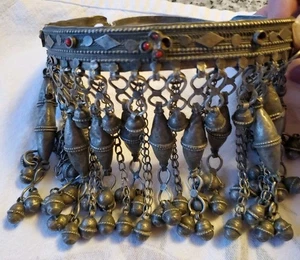 Antique Yemeni Bedouin Kirdala Necklace Choker - Picture 1 of 9