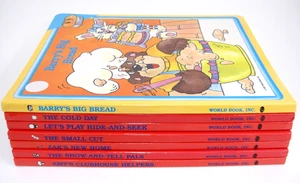 World Book Early Learning Books Lot of 7 w Stories & Activities 1987 Hardback - Bild 1 von 6