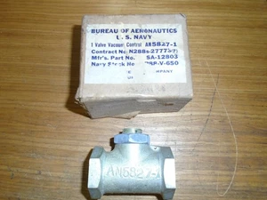 NOS! Vacuum Control Valve P/N: AN5827-1 Alt P/N: SA-12803 - Picture 1 of 6