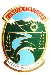LIONS CLUB VEDDER RIVER B.C. Pin - 1 - Bild 1 von 4
