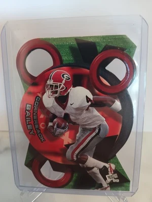 Champ Bailey Georgia Bulldogs 1999 Press Pass - X's and O's Insert Card #XO 3 RC - Image 1 of 4