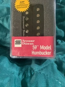 11101-05-NH Seymour Duncan '59 Black Nighthawk Humbucker Pickup SH-1 - Picture 1 of 4