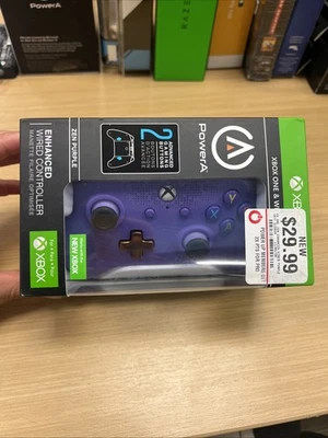 PowerA Enhanced Wired Controller for Xbox One and Windows 10 - Purple -Sealed - Image 1 of 4